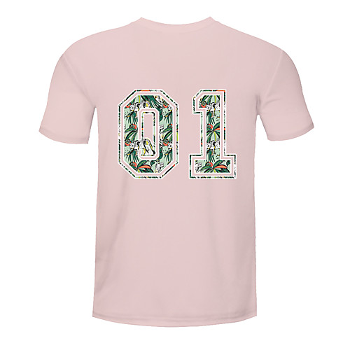 

Men's Short Sleeve Running Shirt Tee Tshirt Top Street Athleisure Cotton Breathable Quick Dry Moisture Wicking Gym Workout Performance Running Jogging Training Sportswear Light Pink Activewear