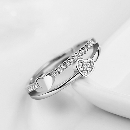 

Women's Ring 1pc Rose Gold Silver Silver-Plated Alloy Daily Jewelry Cat Butterfly Cute