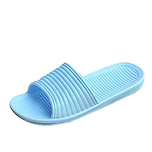 

unisex anti-slip home shoes bath slipper indoor slipper blue 39 us7