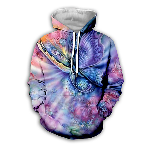 

Men's Pullover Hoodie Sweatshirt Graphic Hooded Daily Weekend Casual Hoodies Sweatshirts Purple