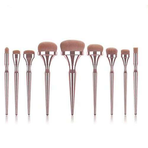 

Professional Makeup Brushes 9pcs Professional Soft Full Coverage Comfy Plastic for Eyeliner Brush Makeup Brush Eyeshadow Brush