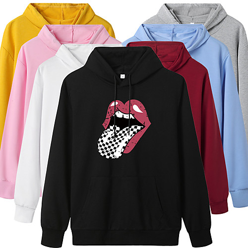 

Women's Hoodie Pullover Artistic Style Hoodie Cartoon Sport Athleisure Hoodie Top Long Sleeve Warm Soft Oversized Comfortable Everyday Use Exercising General Use / Winter