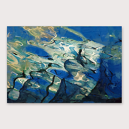 

Oil Painting Hand Painted Horizontal Abstract Modern Stretched Canvas