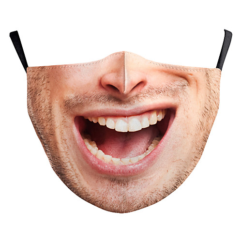 

Face cover Men's Polyester One-Size Beige 1pc / pack Adults Anti-UV Daily Basic All Seasons