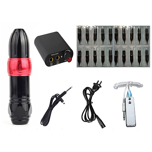

Professional Tattoo Machine - Motor Tattoo Machine Voltage Adjustable Professional Universal Needle Cartridge 20pcs