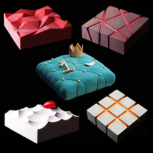

DIY Silicone Cake Mold and Irregularity Geometry Mold 1 Pc