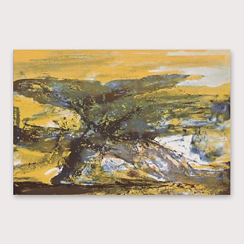

Oil Painting Hand Painted Horizontal Abstract Modern Stretched Canvas