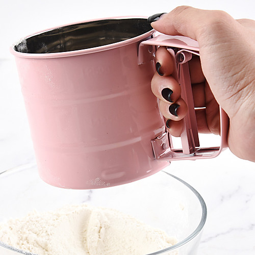 

Handheld Stainless Steel Flour Sieve Powder Sifters 1 Pc for Baking