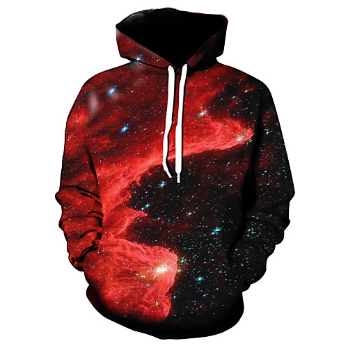 

Men's Hoodie Graphic Casual Hoodies Sweatshirts Red