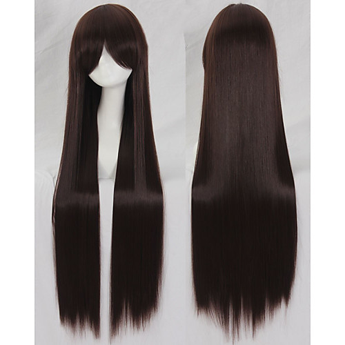 

Cosplay Costume Wig Cosplay Wig Natural Straight With Bangs Wig Long A29 A30 A31 A32 A33 Synthetic Hair 40 inch Women's Cute Cosplay Creative Purple