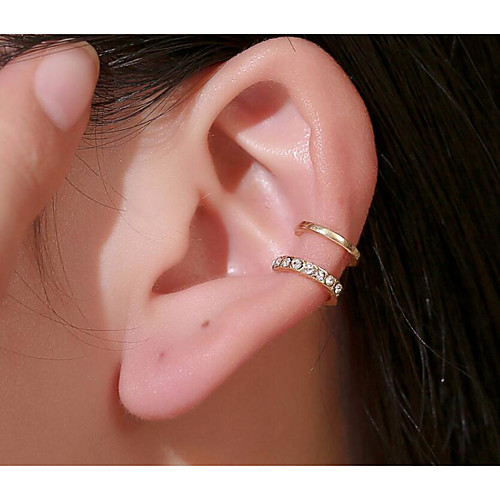 

Women's Pearl Ear Cuff Ear Clips Single Earring Geometrical Fashion Simple Basic Earrings Jewelry Gold / Silver For Formal Date Vacation Beach Festival 1pc