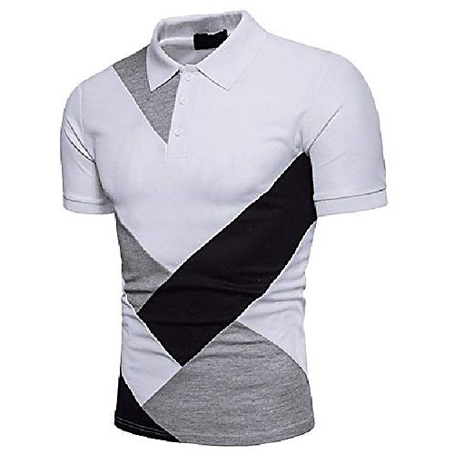 

but& #39;s casual white polo shirts - patchwork tops cotton modern blouse essentials clothing 2xl