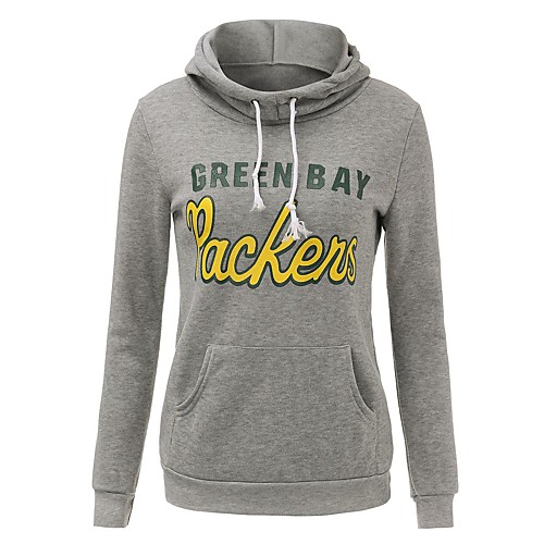 

Women's Hoodie Pullover Fashion Hoodie Letter & Number Sport Athleisure Hoodie Top Long Sleeve Comfortable Everyday Use Daily / Winter