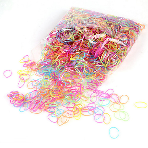 

Elastics & Ties Hair Accessories Silicon Rubber / Plastic Wigs Accessories Girls' 2000 pcs pcs cm