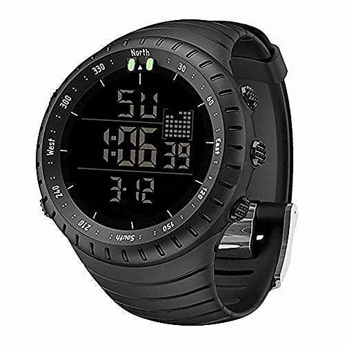 

mens watches,waterproof military outdoor sport watch men fashion led digital electronic wristwatch black