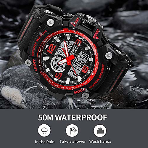 

military watch men's watches for men multifunction sports waterproof led