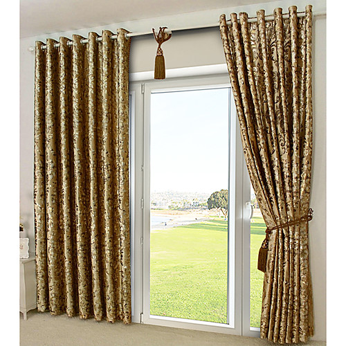 

European Blackout One Panel Curtain Living Room Curtains