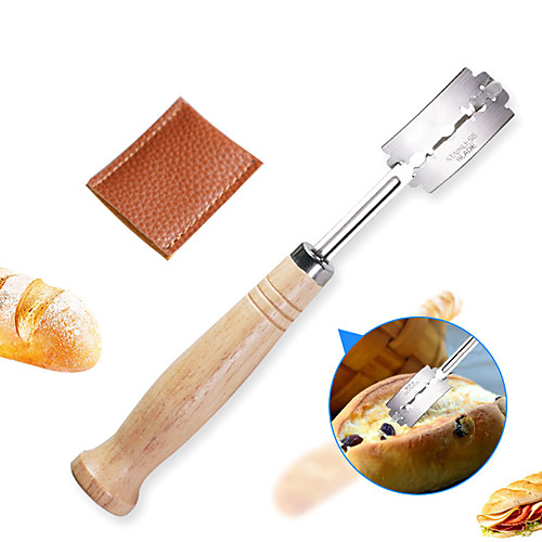 

Stainless Steel Blades Bread Cutter for Slashing Scoring Bread Dough
