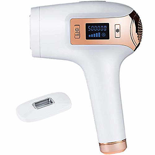 

ipl hair removal system, permanent hair removal device for face and body home use,500,000 flashes, with ice cooling compress functions, ipl hair removal epilator for women and men