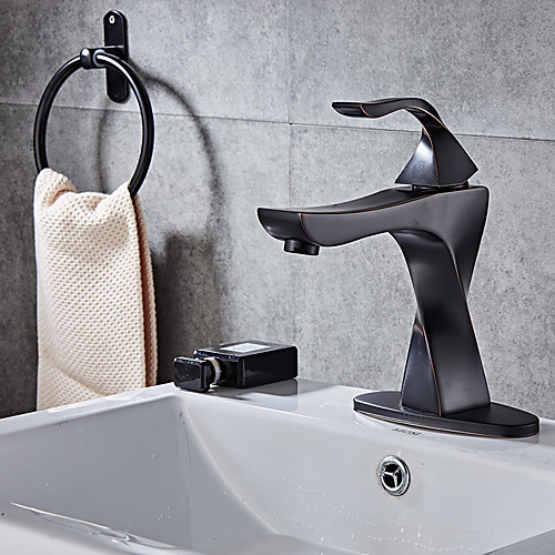 

Bathroom Sink Faucet - Centerset Electroplated Centerset Single Handle One HoleBath Taps