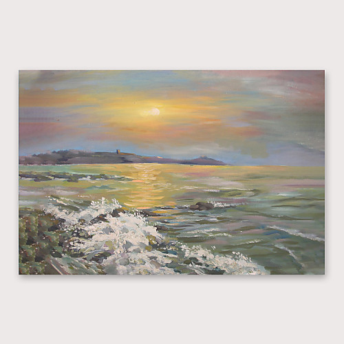 

Oil Painting Hand Painted Horizontal Abstract Landscape Modern Stretched Canvas
