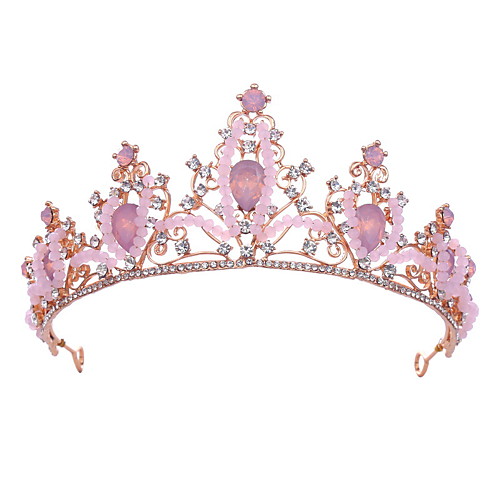 

Crystal / Alloy Tiaras with Crystal / Rhinestone 1 Piece Wedding / Special Occasion Headpiece