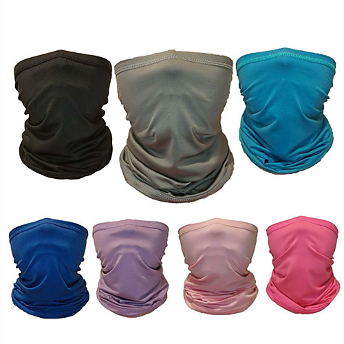 

Neck Gaiter Neck Tube Balaclava Bandana Mask Men's Women's Unisex Headwear Solid Colored UV Sun Protection Dust Proof Cooling for Fitness Running Cycling Autumn / Fall Spring Summer Black Blue Grey