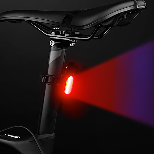 

LED Bike Light Rear Bike Tail Light LED Bicycle Cycling Waterproof New Design Li-polymer 120 lm Rechargeable Battery Dual Light Source Color Camping / Hiking / Caving Everyday Use Cycling / Bike