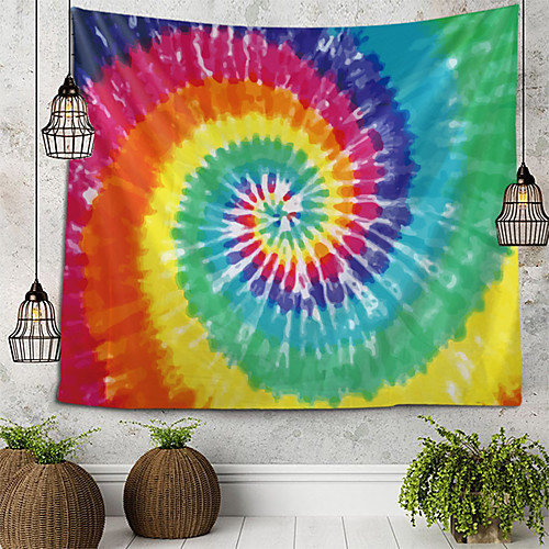 

Tie-dye Abstract Illustration Tapestry Wall Hanging Tapestries Wall Blanket Wall Art Wall Decor Landscape Painting Tapestry Wall Decor