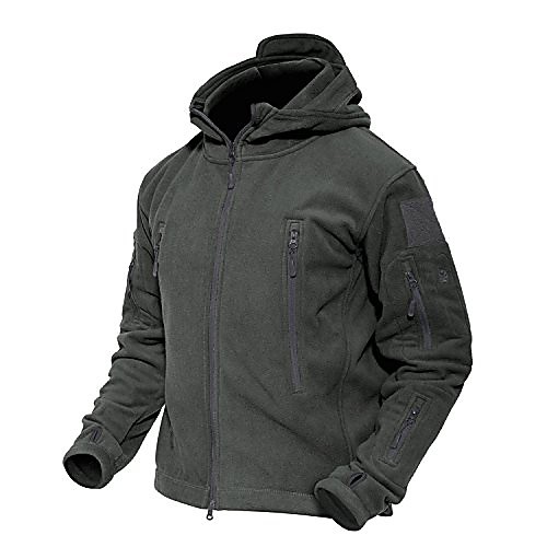 

Men's Camouflage Hunting Jacket Military Tactical Jacket Outdoor Lightweight Windproof Breathable Quick Dry Jacket Top Fleece Fishing Climbing Camping / Hiking / Caving ArmyGreen Green camouflage