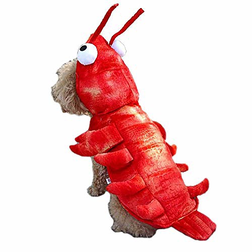 

Cat Dog Halloween Costumes Costume Christmas Lobster Cartoon Plus Size Cosplay Party Halloween Winter Dog Clothes Puppy Clothes Dog Outfits Lobster outfit Costume for Girl and Boy Dog Poly / Cotton