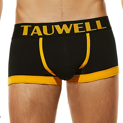 

TAUWELL Men's Sports Underwear Shorts Boxer Briefs Bottoms Cotton Winter Fitness Gym Workout Performance Running Training Breathable Quick Dry Soft Sport Black Blue Dark Blue / Stretchy