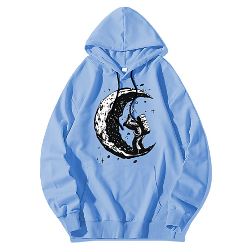 

Men's Hoodie Pullover Artistic Style Hoodie Cartoon Sport Athleisure Hoodie Top Long Sleeve Warm Soft Oversized Comfortable Everyday Use Causal Exercising General Use / Winter