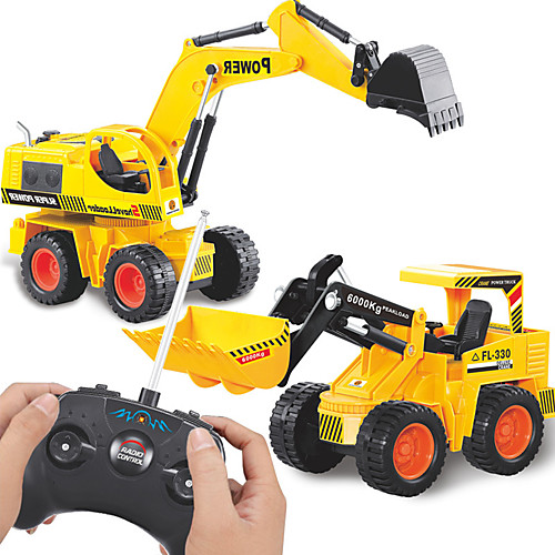 

Construction Truck Toys Remote Control Car Dozer Excavator Shovel Truck Remote Control / RC Simulation Plastic Mini Car Vehicles Toys for Party Favor or Kids Birthday Gift / Kid's