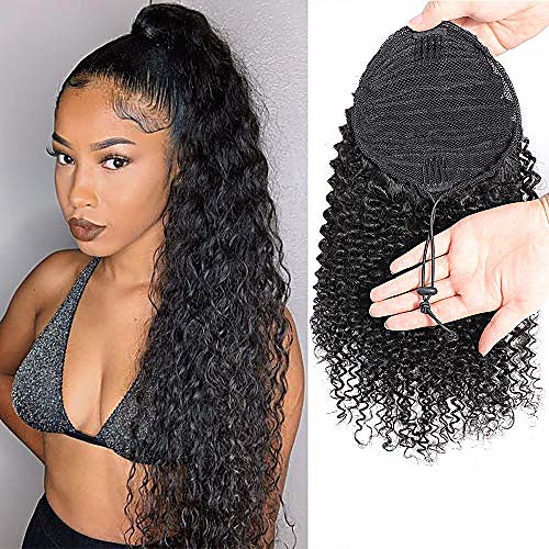 

kinky curly ponytail hair extensions ponytail curly hair virgin brazilian hair extension & #40;16 inch, kinky curly& #41;