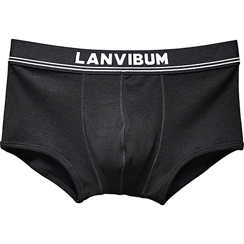 

Men's 1 Piece Basic Boxers Underwear - Normal Low Waist White Black Navy Blue M L XL