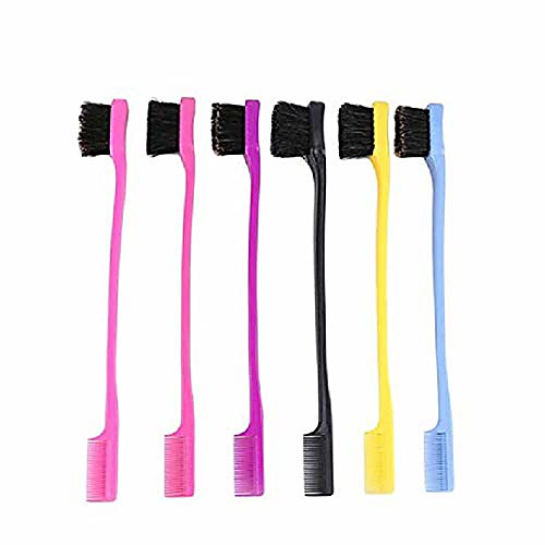 

1 Pc Double Sided Edge Control Hair Brush Comb Combo Eyebrow Brush