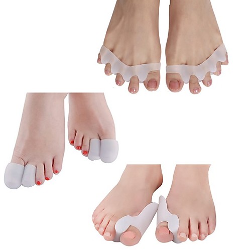 

8Pcs Women en Silicone Gel Toe tube Corns Blisters Gel Bunion Toe Finger Protector Foot Insoles Feet Massage