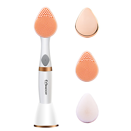 

Electric Facial Massage Mini Face Cleansing Brush USB ChargingWaterproof 8 Level T-Sonic Facial Cleansing Device Fuchsia Pearl