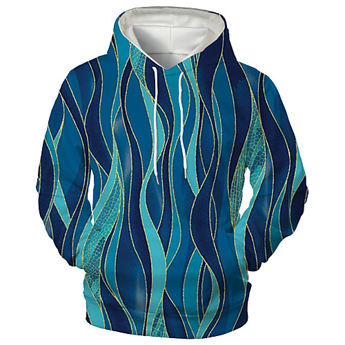 

Men's Hoodie Graphic Daily Going out 3D Print Basic Casual Hoodies Sweatshirts Green