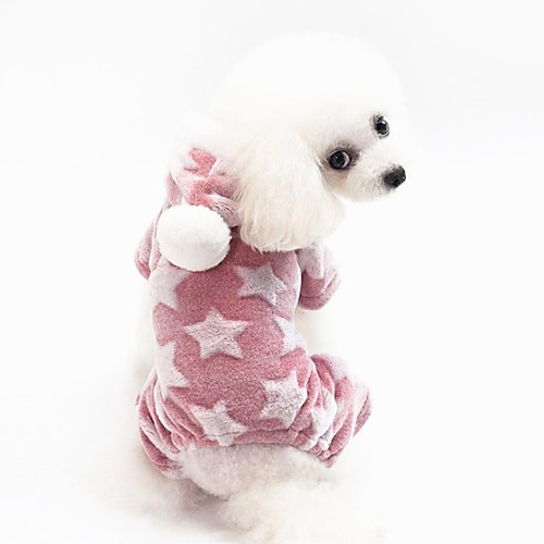 

Dog Coat Pajamas Stars Casual / Daily Cute Casual / Daily Winter Dog Clothes Puppy Clothes Dog Outfits Warm Blue Pink Green Costume for Girl and Boy Dog Fleece Cotton S M L XL XXL