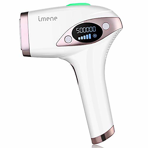 

laser hair removal for women & men, 500,000 flashes ipl permanent hair removal & upgrade ice compress - home use hair remover on bikini line, legs, arms, armpits - more effective and