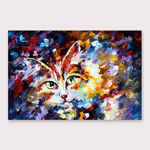 

Oil Painting Hand Painted Horizontal Abstract Landscape Modern Stretched Canvas