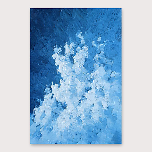 

Oil Painting Hand Painted Vertical Abstract Modern Stretched Canvas