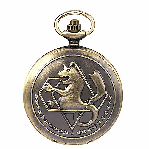 

fullmetal alchemist pocket watch with chain box for cosplay accessories anime merch