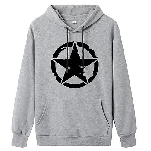

Women's Hoodie Pullover Cartoon Hoodie Star Sport Athleisure Hoodie Top Long Sleeve Warm Soft Oversized Comfortable Everyday Use Exercising General Use / Winter