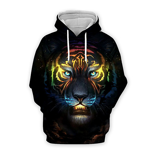 

Men's Pullover Hoodie Sweatshirt Graphic Hooded Daily Weekend Basic Casual Hoodies Sweatshirts Black