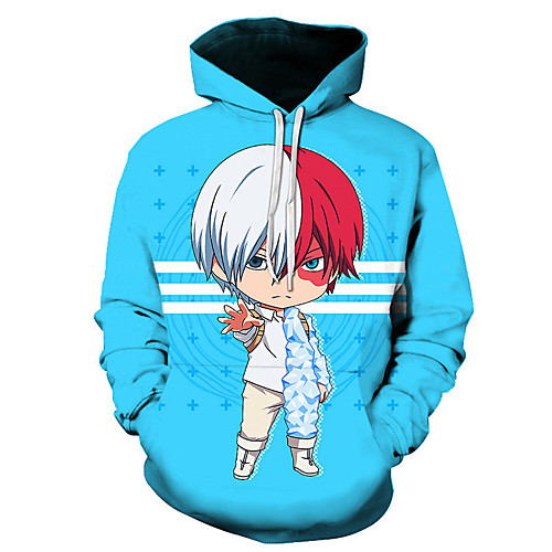 

Inspired by My Hero Academia Boko No Hero Cosplay Costume Hoodie Polyster Print Printing Hoodie For Women's / Men's