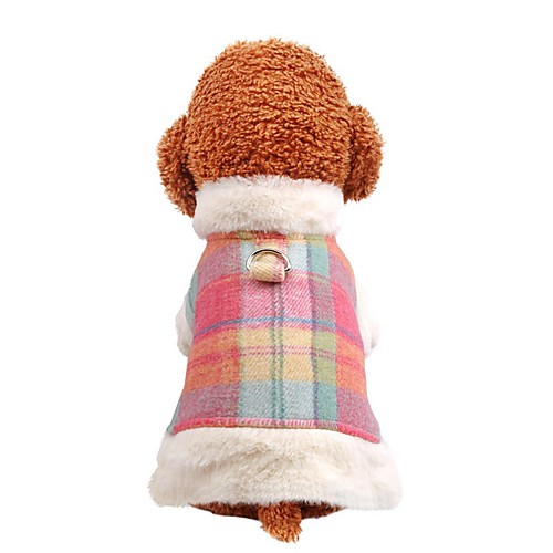 

Dog Coat Plaid / Check Casual / Sporty Cute Casual / Daily Winter Dog Clothes Puppy Clothes Dog Outfits Warm Red Pink Costume for Girl and Boy Dog Polyster XS S M L XL