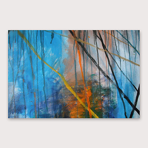 

Oil Painting Hand Painted Horizontal Abstract Modern Stretched Canvas